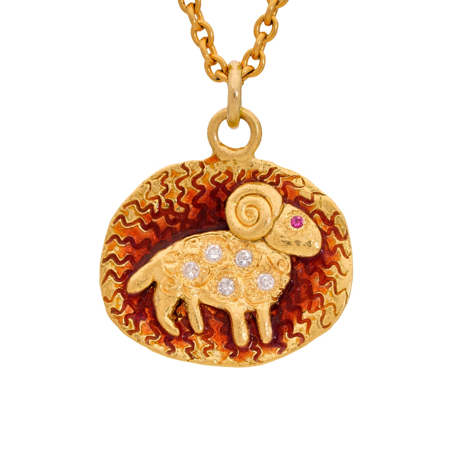 ARIES | zodiac pendant