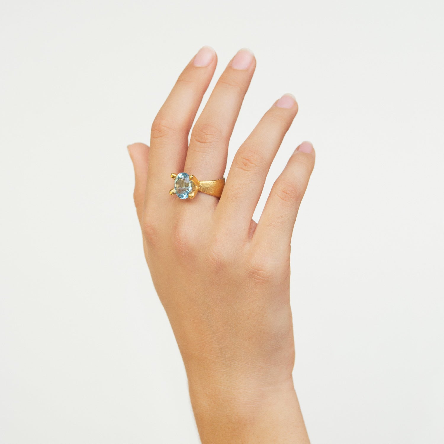 SOLITAIRE WITH TOPAZ | ring