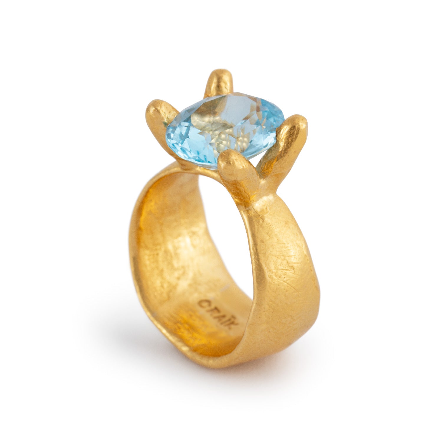 SOLITAIRE WITH TOPAZ | ring