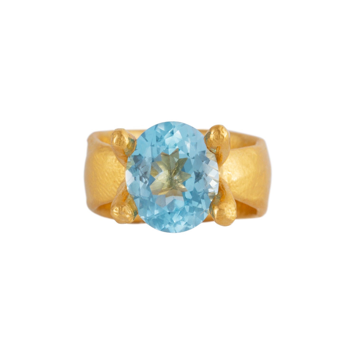 SOLITAIRE WITH TOPAZ | ring